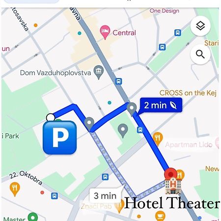 Hotel Theater Belgrade Garni Экстерьер фото