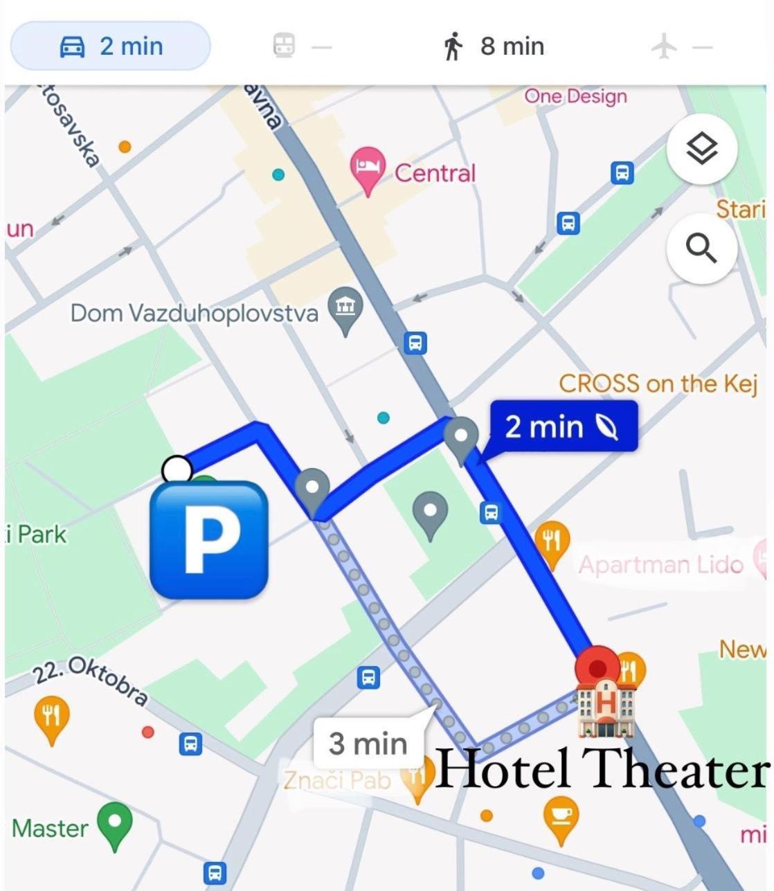 Hotel Theater Belgrade Garni Экстерьер фото